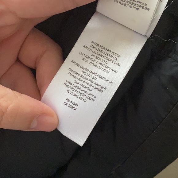 Girls Polo Ralph Lauren black puffer jacket - Picture 6 of 6